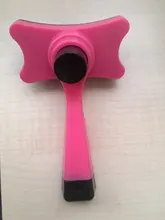 Cepillo para mascotas cepillado de pelo de plástico automático herramienta de eliminación de perro gato peine de pelo suelto para caras de mascotas boquilla de piel aseo azul, rosa, naranja