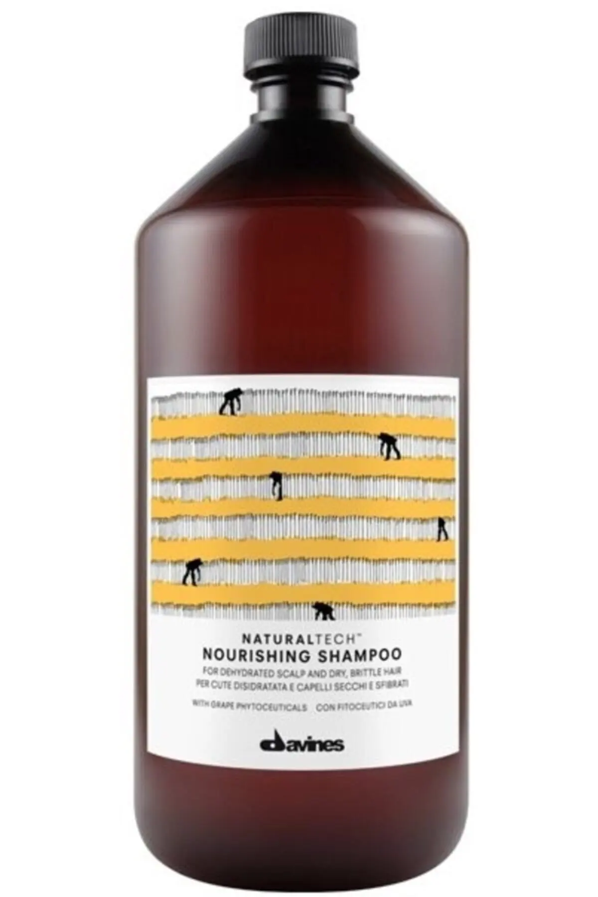 Davines Nourishing Sulfate Free Shampoo for Damaged Dry Hair 1000 ml