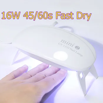 

BNG 16W Mini Nail Lamp Nail Dryer Machine UV LED Lamp Fast Drying Portable Micro USB Cable Home Use Drying Lamp For Gel Varnish