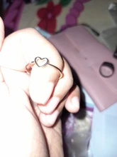 Anillo de corazón hueco para Mujer, sortija delicada para pareja, promesa de boda, infinito, eternidad, amor, joyería Bohemia, regalos BFF, 1 ud.