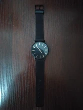 Reloj de cuarzo informal para hombre, cronógrafo simple con correa de acero inoxidable, metal hour