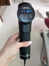 Pistola de masaje de alta frecuencia para relajación muscular, masajeador eléctrico con bolsa portátil, pistola de terapia para fitness