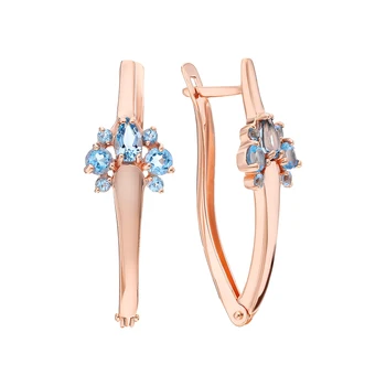 

Sunlight silver topaz earrings