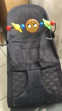 Mecedora a juego para bebé, carrito de muñeca a juego, interruptor, campana de música, soporte de juguetes, torno, asiento de seguridad, juguete colgante de cuna