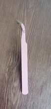 Pinzas rectas y curvadas de acero inoxidable para extensiones de pestañas, gran oferta, 2 uds., 2020
