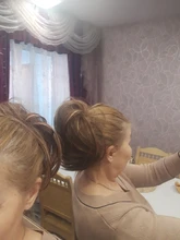 LUPU-moño sintético desordenado para mujer, moño con bandas elásticas para el cabello, coleta recta de Donut, extensiones de cabello