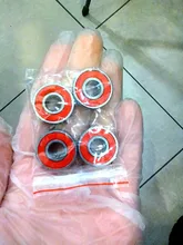 Shafts Wheels Bearing Ball-Roller Skateboard Scooter 608RS Precision Abec 9 Steel 4pcs