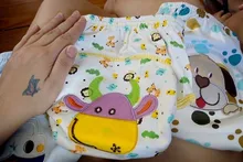 1 Uds bonitos pañales de bebé reutilizables pañal para bebés de tela lavable niños bebé algodón pantalones bragas pañales cambiando