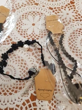 Collar de cadenas de encaje multicapa para niñas, 11 Uds., Gargantilla elástica gótica exquisita, joyería para niños