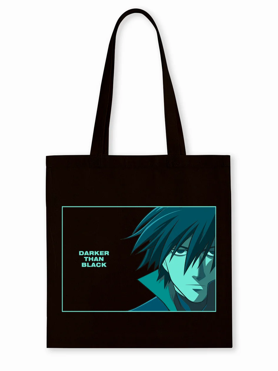 Рисунок 2 - Шоппер с принтом аниме Темнее чёрного