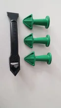 Juego de espátulas de boquilla de silicona reutilizable, herramientas calafatear