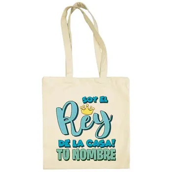 

Cloth bag I'm the king of the House customizable with name
