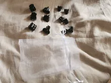 Mini pinzas de plástico para el pelo para mujer, broches para el cabello bonitos, horquilla de plástico negra, pinzas para gorros para mujer, herramientas de estilismo para el cabello