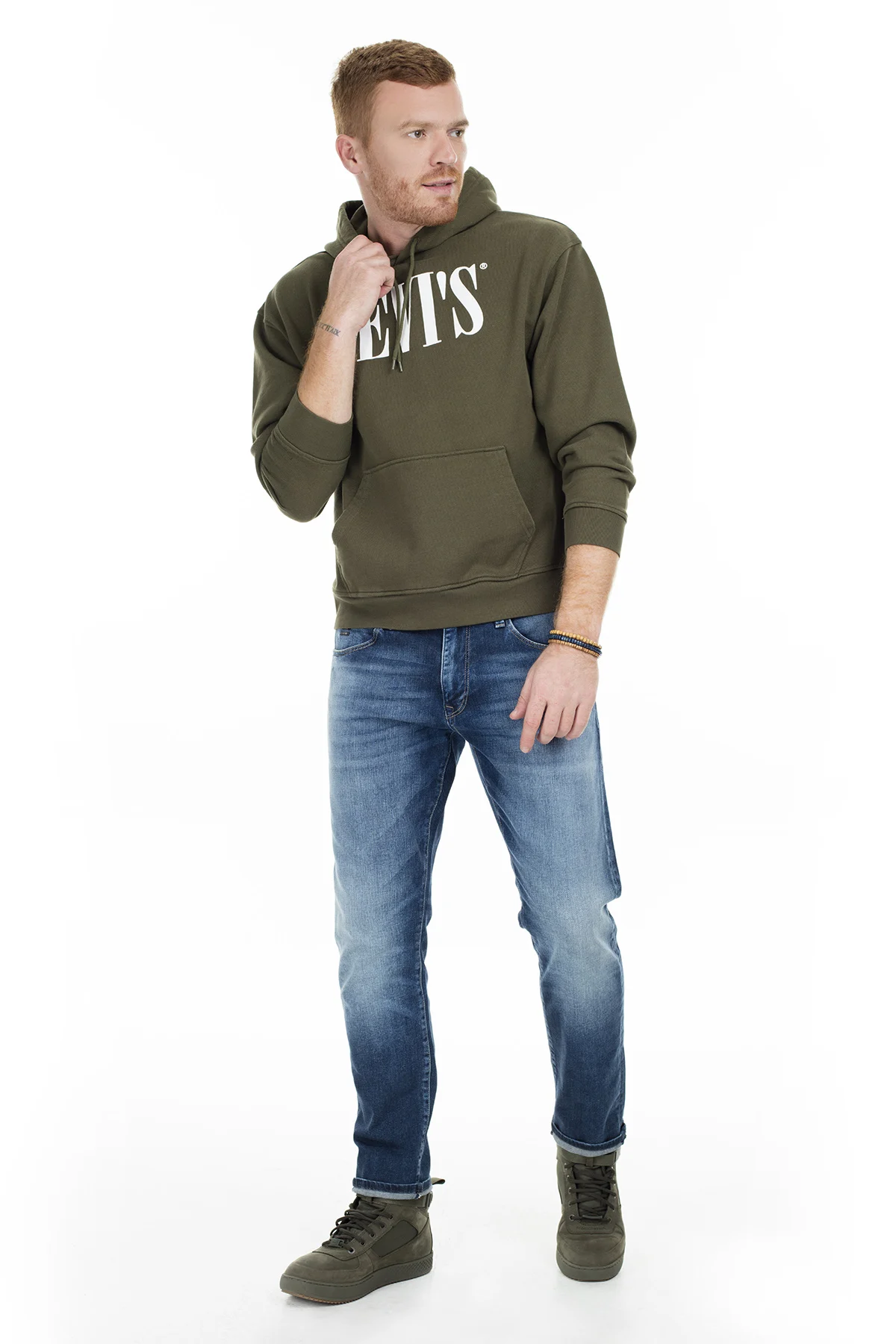Levi's с капюшоном пот мужские 72632