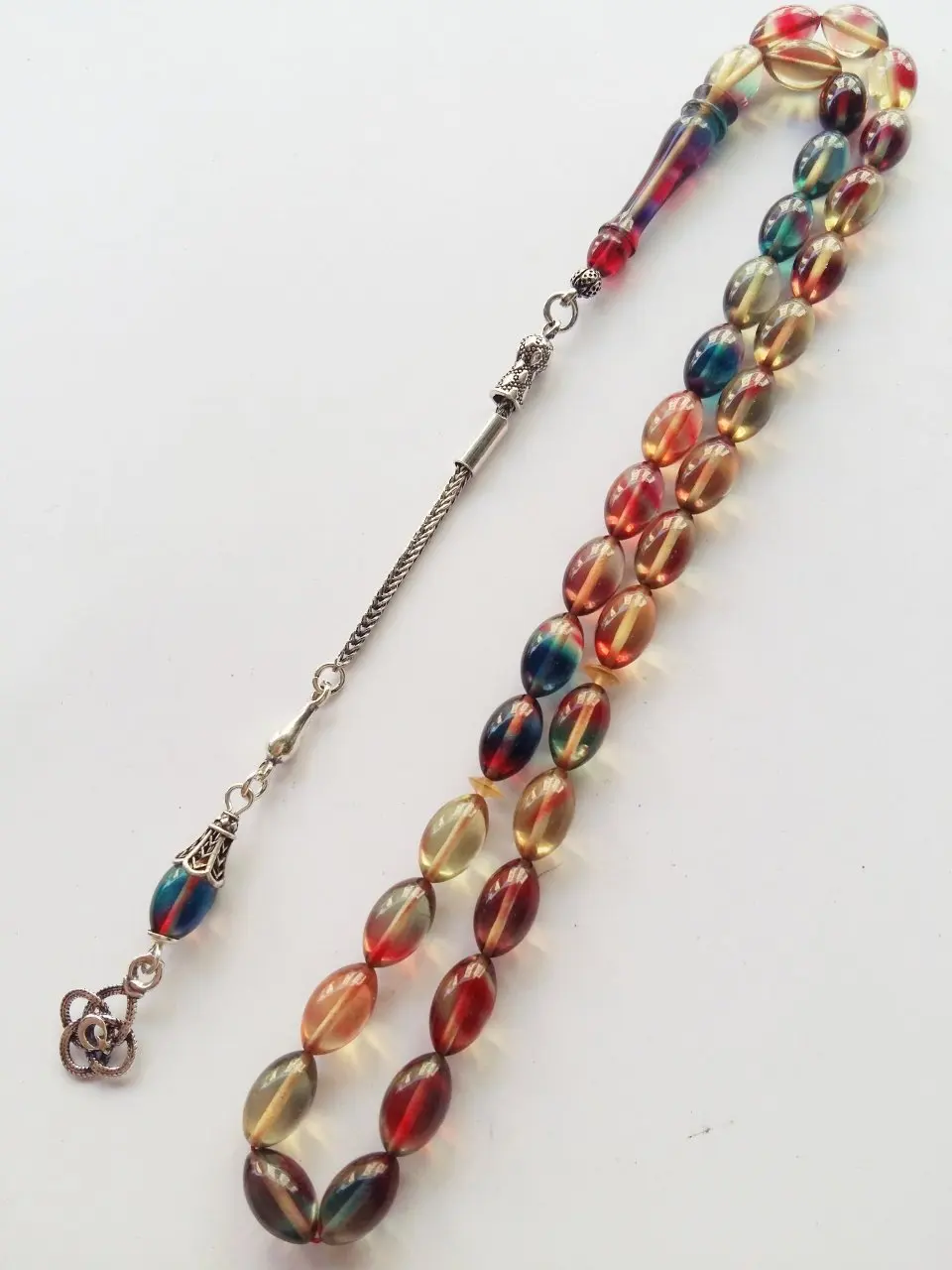 ALACA RENKLI - Islamic muslim tasbih black bracelet Round Shape beads Prayer beads Islamic Muslim Tasbih Allah Rosary