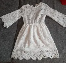 Ropa a juego para madre e hija, vestidos de encaje Floral para niña pequeña, minivestido de fiesta para madre e hija