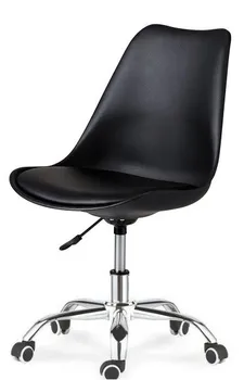 

Chair TOWER, swivel, black, black cushion