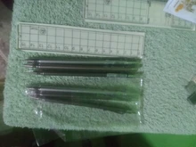 JIANWU-Conjunto de lápices mecánicos de 0,5mm y 0,7mm con textura de metal, Set de 3 unidades, material plástico para oficina