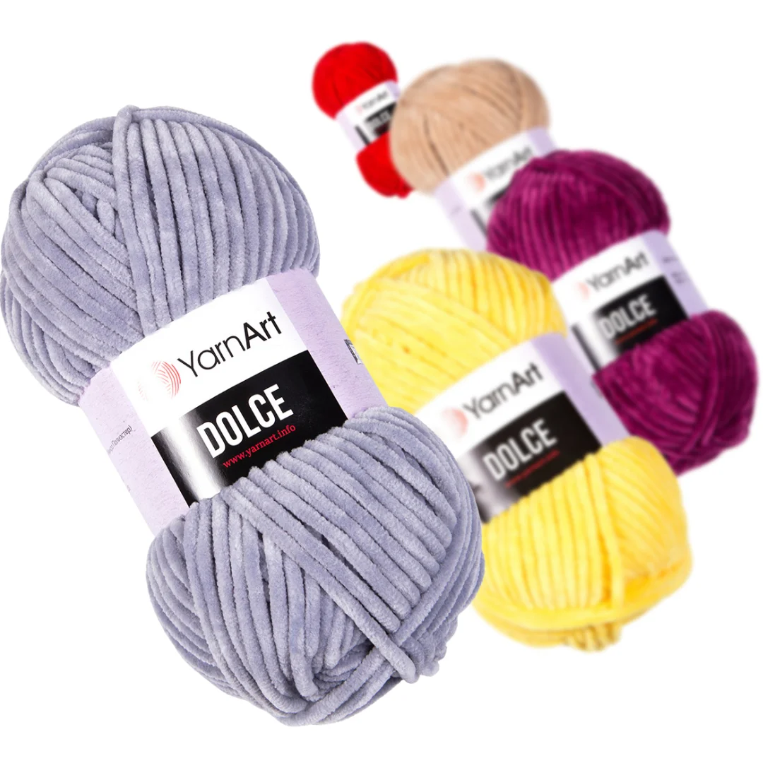 Yarnart Dolce Baby Soft Yarn, Blanket Yarn, Plush Yarn, Velvet