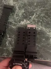 Pulsera de reloj de PU de alta calidad para hombre, pulsera de reloj para Casio G-SHOCK GA-110 GA-100, deportiva, resistente al agua, color rojo, 16mm