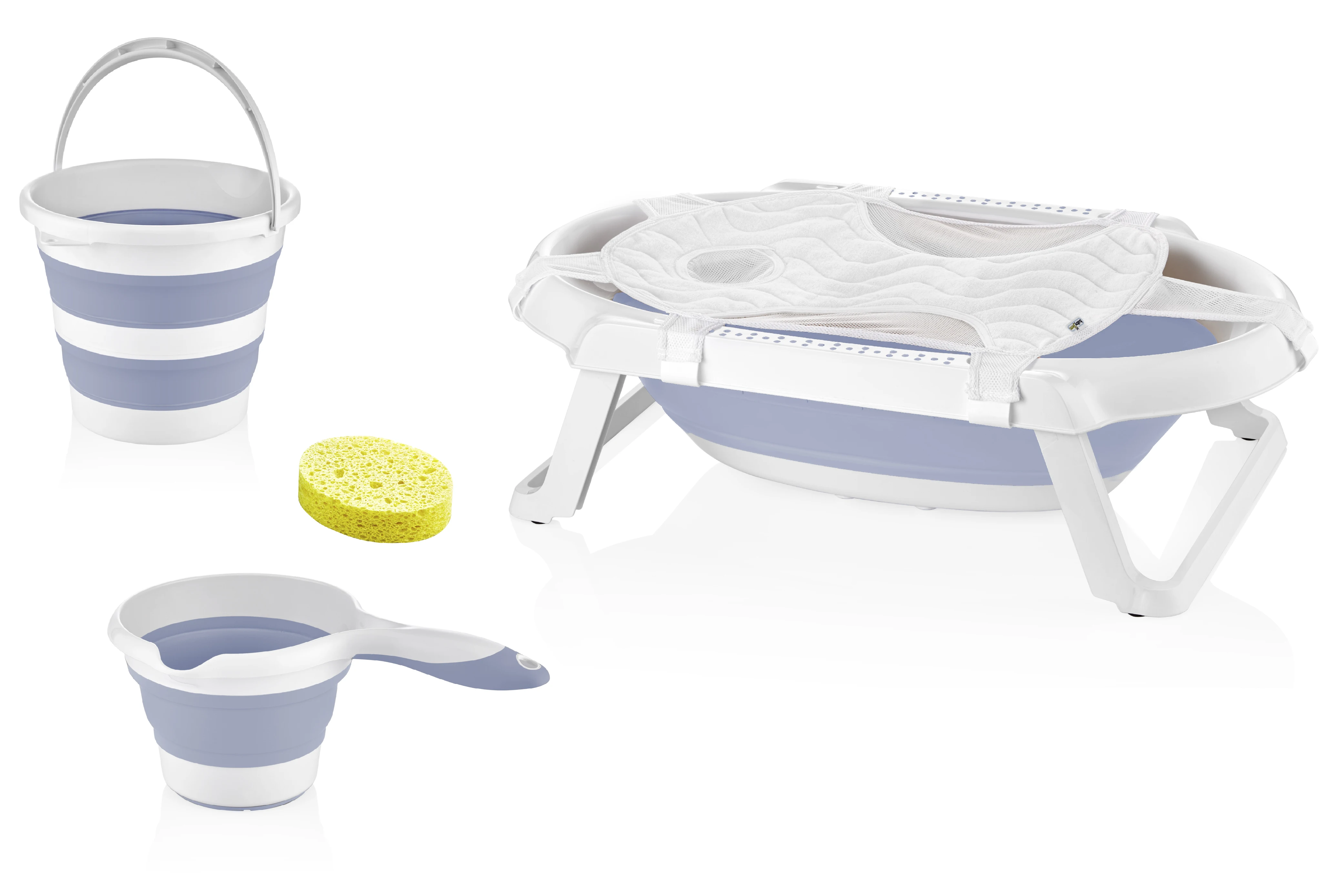 PROD 10000151433827 Newborn foldable bathtub set of 5 pcs Baby plastic
bathtub child-size bathtub folding bathtub Silicone Baby Bathtub