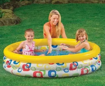 

Intex Mini Inflatable Swimming Pool for Kids, Outdoor Backyard Bath Pool, Children's Float Swimming Pool -58439