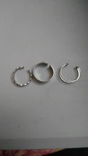 Conjunto de anillos circulares Punk para mujer, Hiphop/Rock, accesorios de dedo con índice de apertura, hebilla de junta, joyería