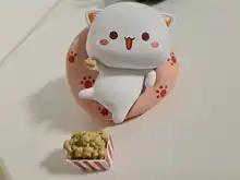 Mitao gato de segunda generación gato de la suerte barato lindo gato ciego caja dulce muñeca de dibujos animados Oficina regalo de cumpleaños