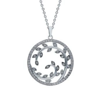 

Silver Pendant with cubic zirconia sunlight sample 925