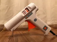 Pistola de pegamento de fusión en caliente, Pistola de Pegamento Caliente de temperatura constante ajustable, barras de pegamento de 11mm de diámetro, herramientas de reparación de manualidad casera de 110W