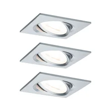 93474 Светильник встраиваемый, комплект Nova 3stepdim 3x6,5W Alu