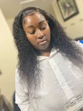 Encaje Frontal transparente con mechones, extensiones con ondas al agua, mechones con Frontal Miss Cara 100%, cabello humano Remy