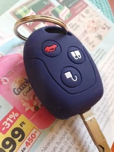 Funda de goma de silicona para llave, protector para Ford Mondeo, Focus, Fusion, Fiesta, Galaxy, 3 botones