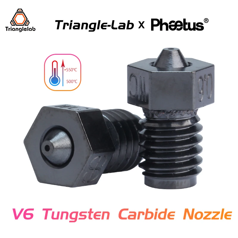 Electronics & Accessories Maker Supplies 3D Printing & Machining M6 by Phaetus Tungsten Carbide