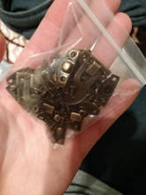 10 Uds antiguo bloqueo caja de joyería de madera decorativo candado 20x21mm Aldabas metálicas pestillo con tornillo muebles Vintage Hardware