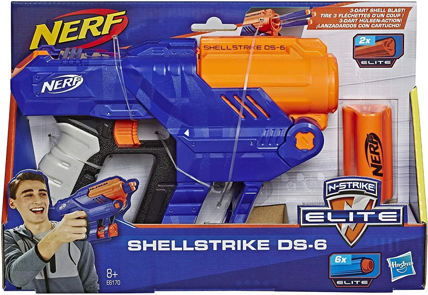 HASBRO NERF ELITE SHELLSTRIKE E6170EU4 