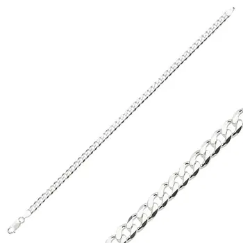 

Angemiel 925 Silver 120 Micron 314cc Chain Bracelet