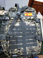 Mochilas tácticas militares de asalto para hombre, 50L, gran capacidad, 3P, EDC molle, bolsa para trekking, camping, caza