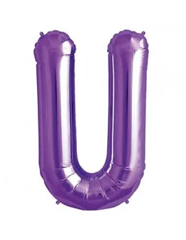 

Balloon Letter U 86cm Purple-Foil Polyamide-NSB00320