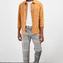 Trendyol мужские тренировочные брюки с минимальным рисунком, новинка TMNAW20EA0135