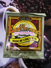Ernie Ball Acoustic Guitar Strings Set Earthwood Bronze Strings For Guitar Musical Instruments