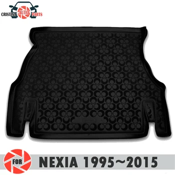 

Trunk mat for Daewoo Nexia 1995~2015 trunk floor rugs non slip polyurethane dirt protection interior trunk car styling