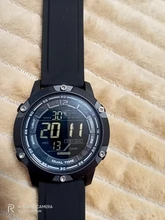 SKMEI-reloj Digital resistente al agua para hombre, cronómetro de correa de silicona, 100M, electrónico, deportivo, negro