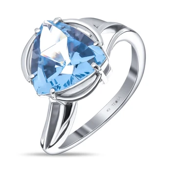 

Silver ring with Topaz