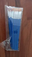12 Uds. De pinceles de nailon para pintar, accesorios de arte para niños, pincel para pintar con acuarela, artículos de dibujo artístico