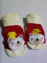 Calcetines antideslizantes de algodón con dibujos animados para bebés, botas suaves, para primavera