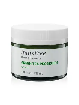 

Moisturizing cream with probiotics Innisfree Derma green tea probiotics cream