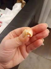 MloveAcc 100% Plata de Ley 925 auténtica joyería de las mujeres de moda lindo pequeño claro CZ Stud pendientes regalo para las niñas adolescentes Dama