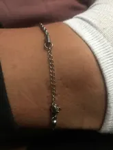 Tobillera de acero inoxidable para mujer, pulsera de tobillo con cadena de eslabones, para playa, regalo de joyería, 2021