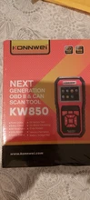 Code-Reader Car-Diagnostic-Scanner-Tools OBD2 Check Engine Automotive Konnwei Kw850 Black